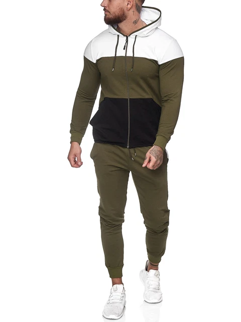 Tuta Jogging Allenamento Tuta Sportiva Jogger Fitness Streetwear Uomo