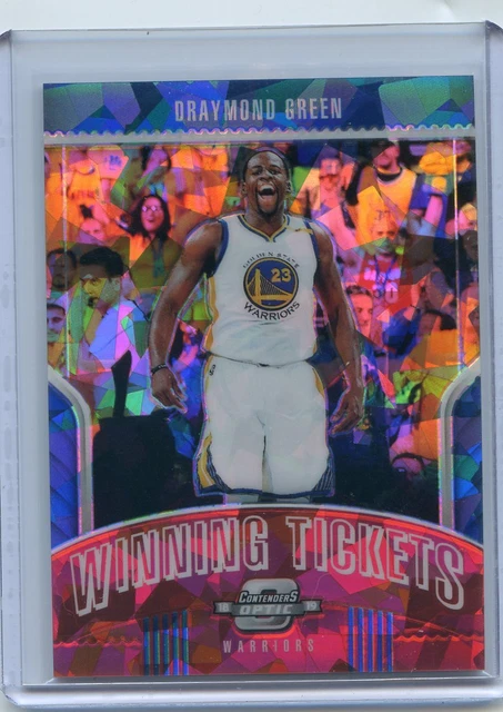 2018-19 Contenders Optic DRAYMOND GREEN Winning Tickets #10 Cracked Ice Prizm SP