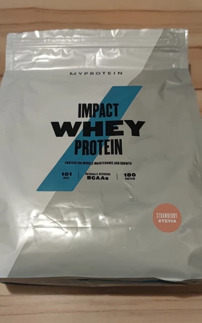 Impact Whey Protein Strawberry Stevia ca. 980g MyProtein MHD 02/2024