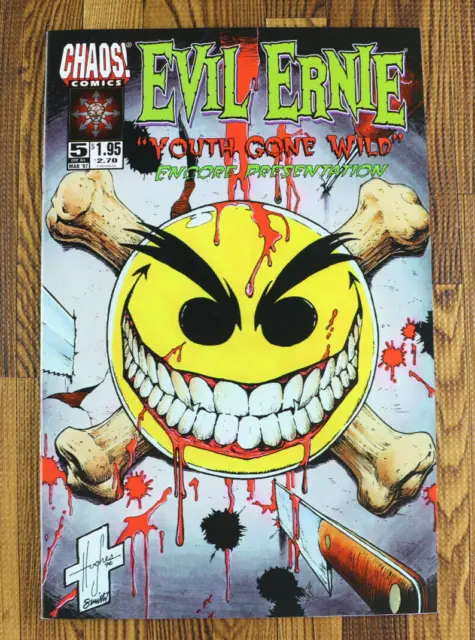 1997 Chaos Comics Evil Ernie Youth Gone Wild #5 First Printing VF/VF+
