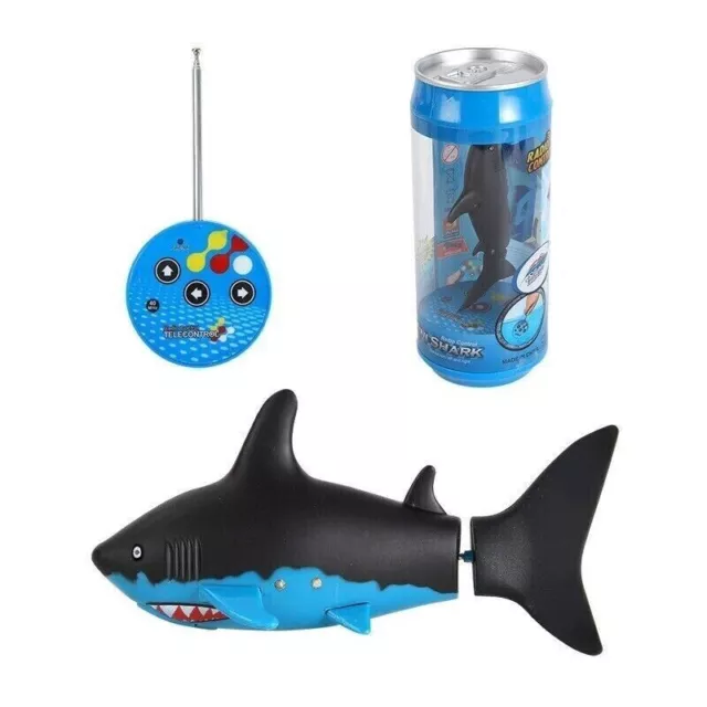 Mini Remote Control Boat Shark Dive Fish Sightsee Submarine Children Toy Gift