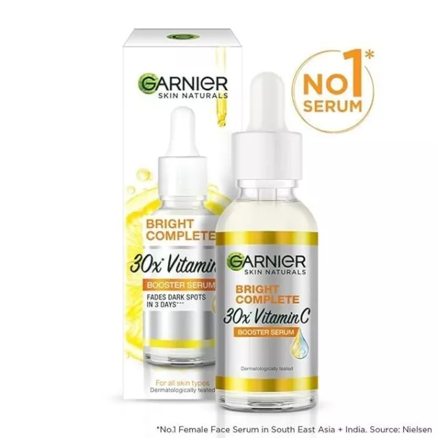 Garnier Skin Naturals Vitamina C Sérum Facial Iluminador y Antimanchas 50 ml