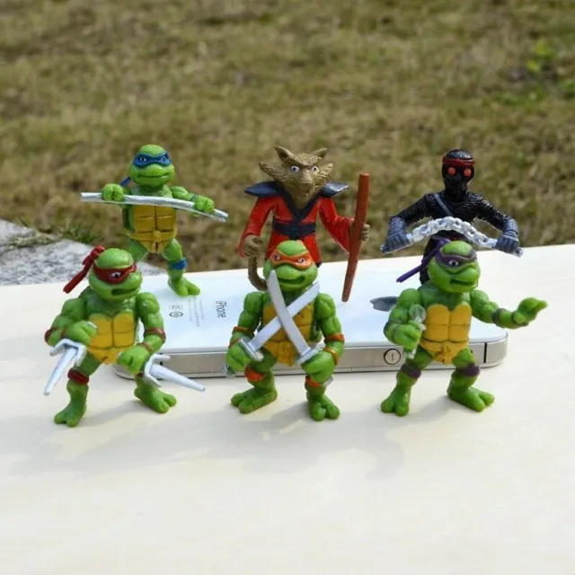 6 Pcs Teenage Mutant Ninja Turtles Action Figures NEW TMNT Toys Set Gift