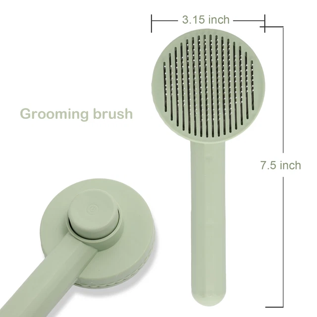 Dog Cat Brush for Shedding Pet Grooming Massage Comb Hair Remover Undercoat Rake 3