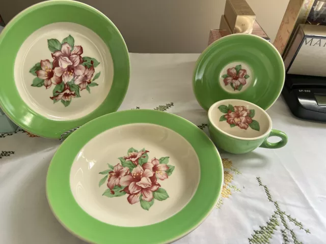 Greenbrier Resort Hotel Shenango C&O Railroad Bowl, Plate, Cup And Saucer China