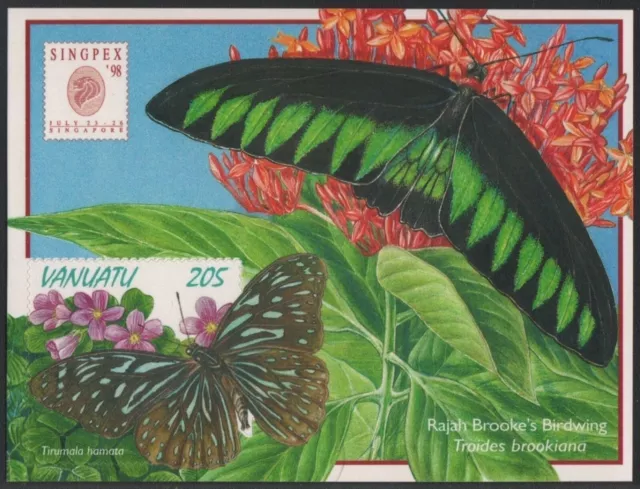 Vanuatu 1998 - Mi-Nr. Block 32 ** - MNH - Schmetterling / Butterfly