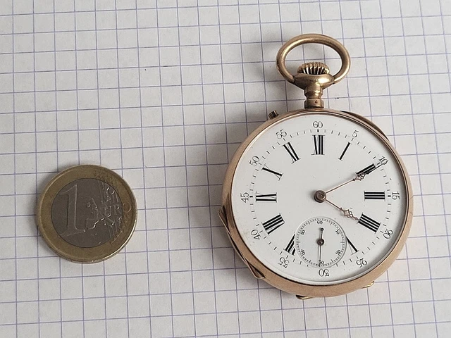 MONTRE A GOUSSET Homme En Or 18 Carats De 66,80 Grammes EUR 1.799,00