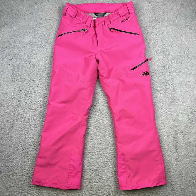 North Face Snow Pants Girls Large Zip Pockets Goretex Ez Grow Adjustable Winter