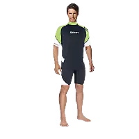 Mares Rash Guard Loose Fit - Kurz - Herren - Lime - Gr: 2XL