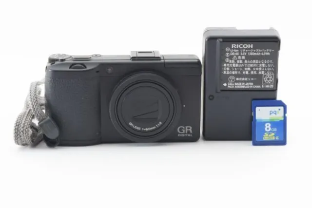 [ NEAR MINT ]RICOH GR DIGITAL III 10.0MP Black Digital Camera From JAPAN