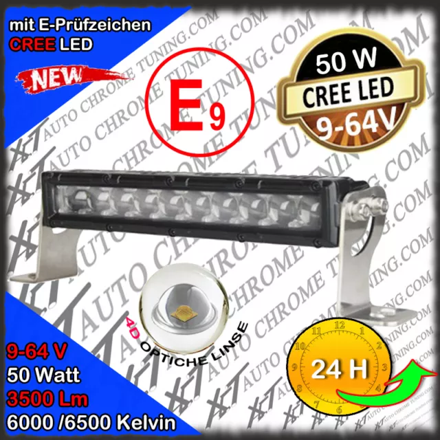 LED Fernscheinwerfer mit ECE / Zusatzscheinwerfer 50 W / OFF ROAD