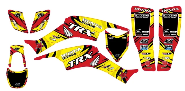 Fits Honda TRX 400 99-07 graphic kit trx400ex stickers decal kit stickers