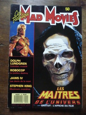 MAD MOVIES LOT N°46.49.50.51.55.57.59 SUPERMAN 4 ROBOCOP MAITRES DE L UNIVERS 