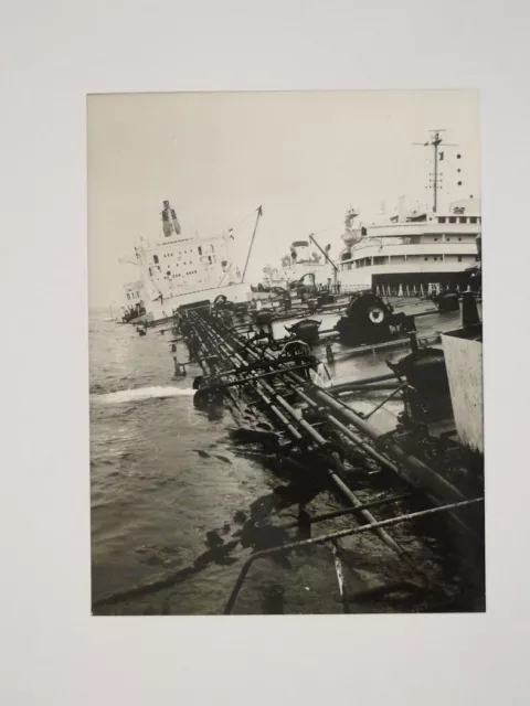 Tanker Christos Bitas Grounded Milford Haven 1978 Press Photo