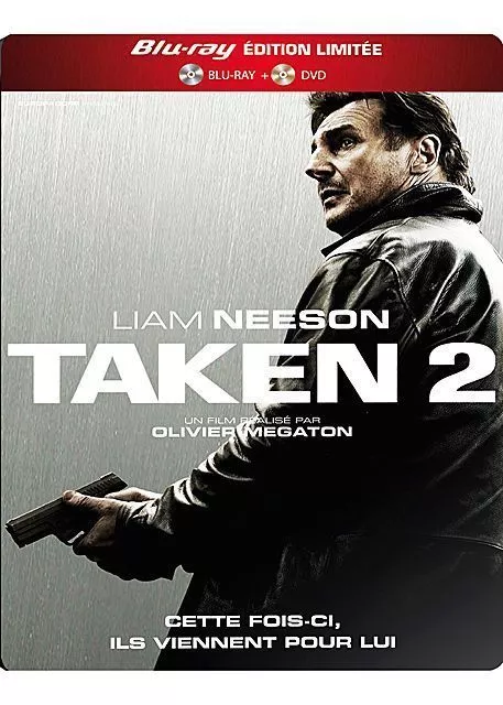 Blu Ray + Dvd - Taken 2, Steelbook / Liam Neeson, Edition Limitee