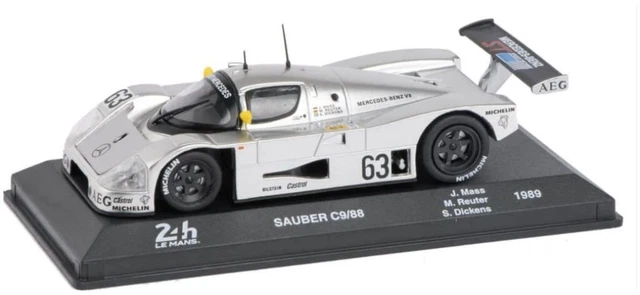 SAUBER (MERCEDES BENZ) C9/88 1989 #63 Mass/Reuter/Dickens - Le