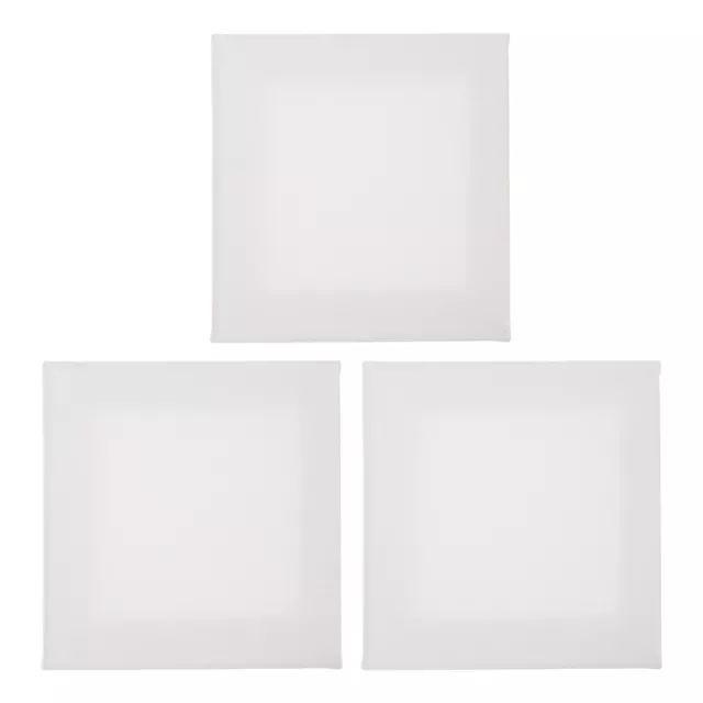 3 Pcs Weiß Linoleum Rahmen Für Ölgemälde Weiße Leinwandplatte