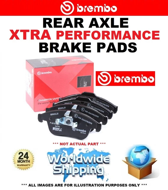 Brembo P06044 Plaquettes De Frein Arrière – Performances Optimales Pour BMW Série 3, X3 Et Compatibles Land Rover