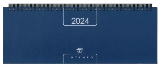 AGENDA PLANNING SETTIMANALE 30x10cm. da Tavolo 2024 Alfa - Blu EUR 7,00 -  PicClick IT