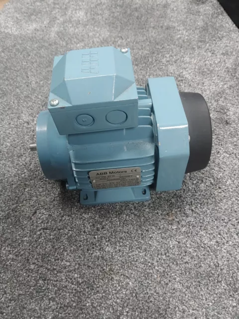 abb 3 phase induction motor 9mm shaft 0.9kw 230 400v m2va56b 4