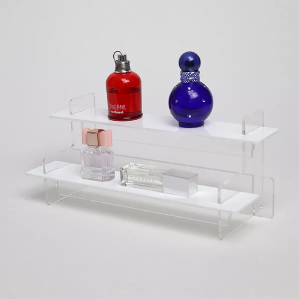 2 Tier Slimline Acrylic Display Stand - 295mm Wide - Gifts