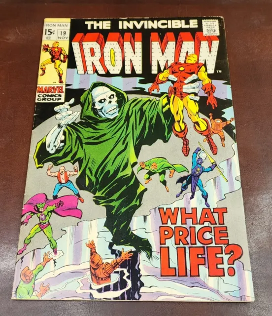 Marvel Comics The Invincible Iron Man #19, What Price Life? 1969 2