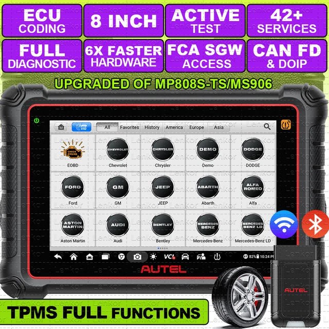 Autel MaxiPRO MP900-TS Scanner Car Diagnostic Tool Upgraded of MP808S-TS/MS906TS