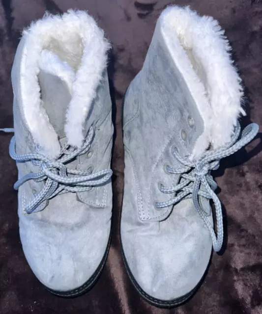 SQL WINTER FASHION Fur Lined Ankle Boots SQL SIZE 35 US 4 NEW 20.00 PicClick