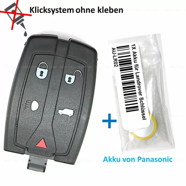 Keyless Go Schlüssel Ersatz Gehäuse für Land Rover Freelander II Discovery III 2