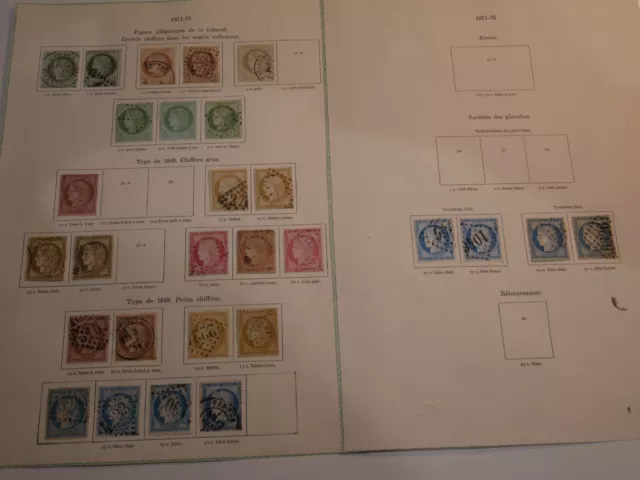 France Lot 28 Timbres Type Ceres Obliteres. Bonne Cote