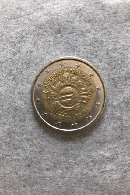 Pièce De 2 Euros commémorative République Française 2002-2012