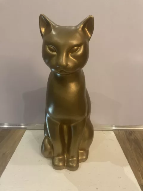 Large Pottery Cat - 30cm