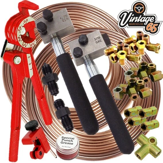 Mineup Kit D'Évasement De Tuyaux De Frein 4,75 Mm - Outil Universel Pour Réparation Conduites Auto