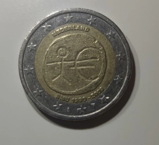 2 Euro Munze Letzebuerg 1999 Bis 2009 Fehlpragung 2 EURO MÜNZE Niederlande/Nederland Strichmännchen EMU 1999-2009