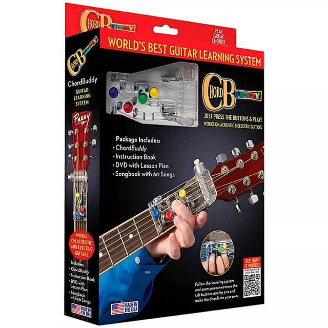 ChordBuddy Guitar Device Revised with Songbook and DVD Chord Buddy NEW 000139936