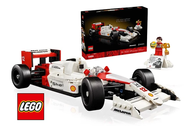 LEGO F1 AYRTON Senna Mclaren Mp4/4 Serie Icons 10330 EUR 79,99