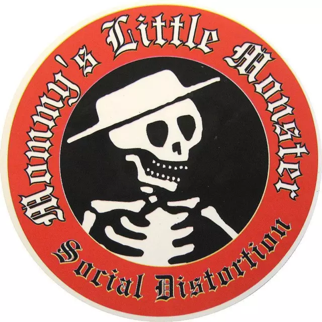 SOCIAL DISTORTION AUFKLEBER STICKER # 3 MOMMY'S LITTLE MONSTER 10cm