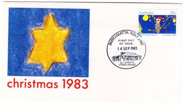 1983 Sep 14th. First Day Cover. Christmas 1983.