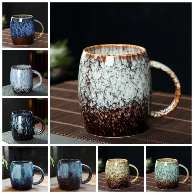 Drinkware Coffee Mug Kiln Transmutation Water Cup Retro Ceramic Teacup