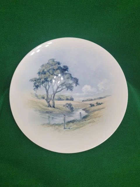 12'' ROYAL COPENHAGEN Painted Landscape Bowl Pattern 2905 Form 3480 - 1964