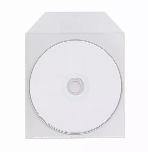 5000 CPP THIN Clear Plastic Sleeves with Flap CD DVD R 60 Micron Wholesale Lot