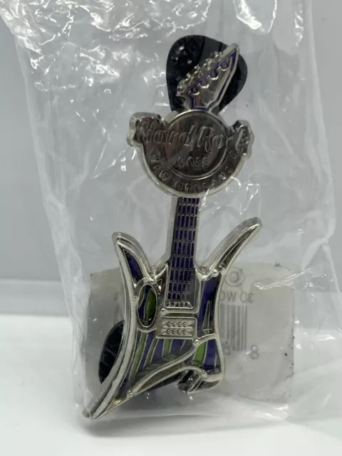 Hard Rock Cafe New Orleans 3D Wood Grain Guitar Series Pin LE 300