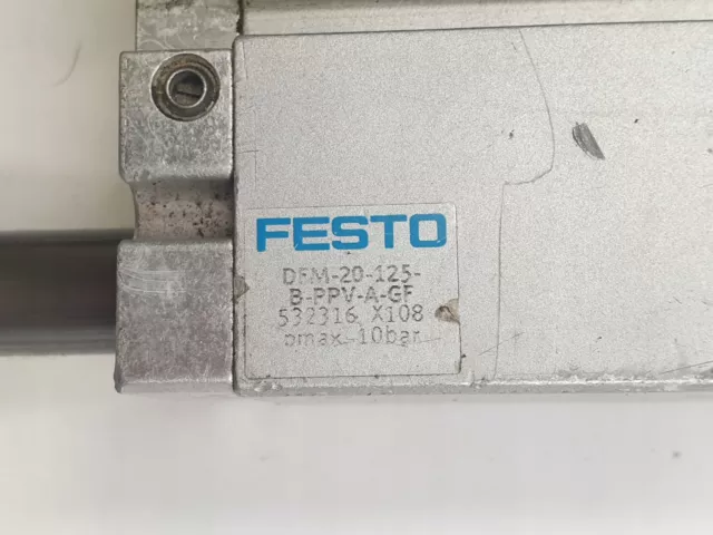 FESTO flat actuator DFM-20-125-B-PPV-A-GF 532316 stroke 125 /#R R0AT 5614