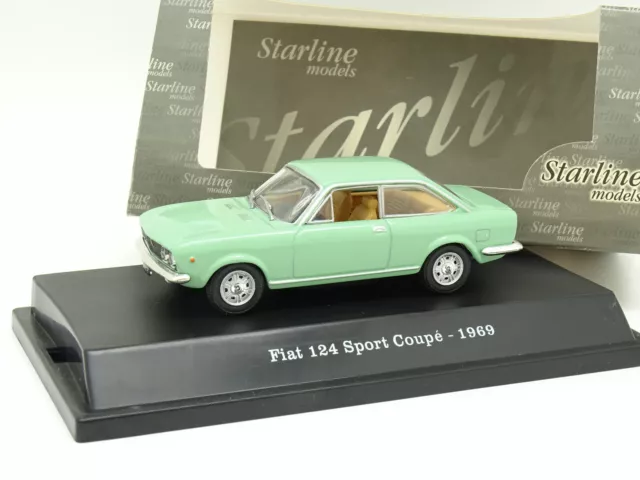 Starline 1/43 - Fiat 124 Sport Coupé Verte 1969