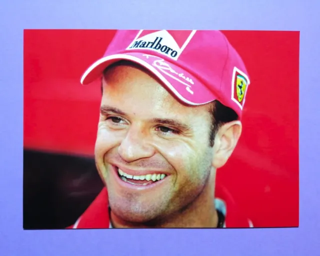 altes Pressefoto Rubens Barrichello, Ferrari, Formel 1 Grand Prix 2000, 13x18cm