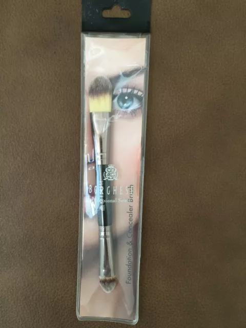 BORGHESE Brush Professional Select Foundation & Concealer Make Up Tool 6" NEW