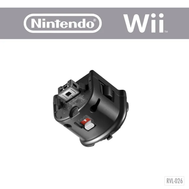 Motion Plus Adapter (schwarz / weiß) ORIGINAL Nintendo Wii Sensor +- Hülle