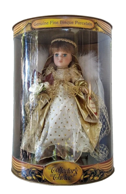 Collector's Choice Fine Bisque Porcelain Doll - COA-NRFB     CT1