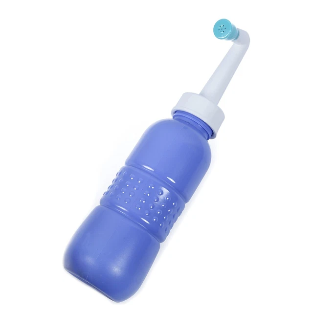 Botella de bidé vacío de mano útil inodoro aerosol manual asiento pulverizador de agua herramienta caliente