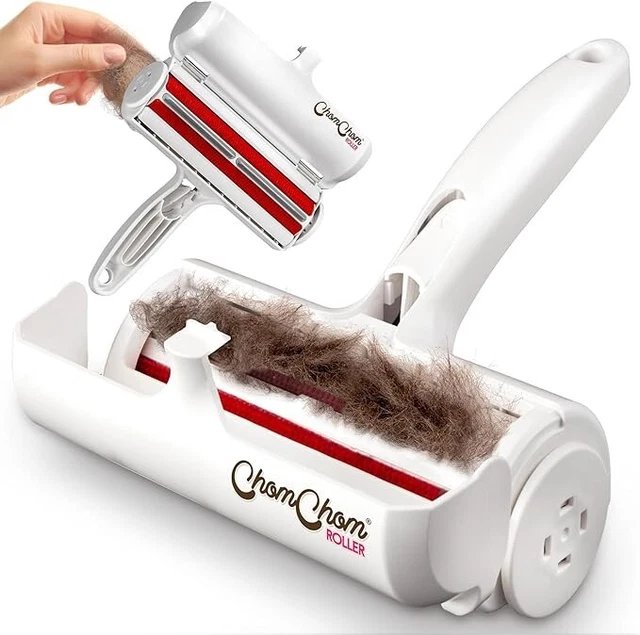 Chom Chom Roller Pet Hair Remover & Reusable Lint Roller-Cat & Dog Hair Remover